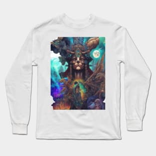 Tribal  shamanic visions Long Sleeve T-Shirt